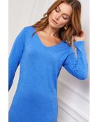 Königsblaues Dovel-Kleid