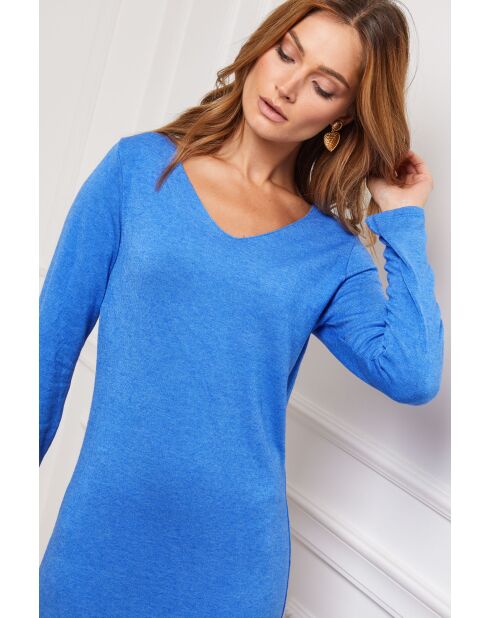 Königsblaues Dovel-Kleid