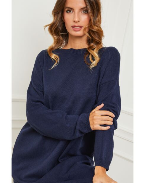 Robe  en Cachemire mélangé Fastidius Marine