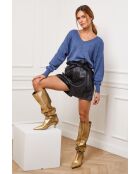 Pull en Cachemire mélangé Chola Indigo