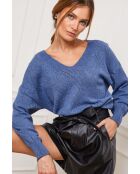 Pull en Cachemire mélangé Chola Indigo