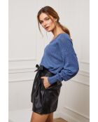 Pull en Cachemire mélangé Chola Indigo