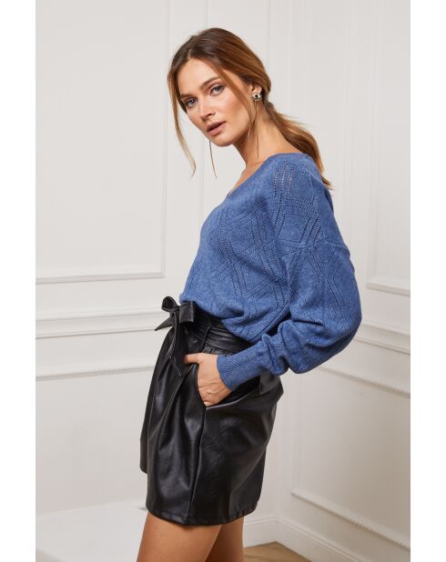 Pull en Cachemire mélangé Chola Indigo