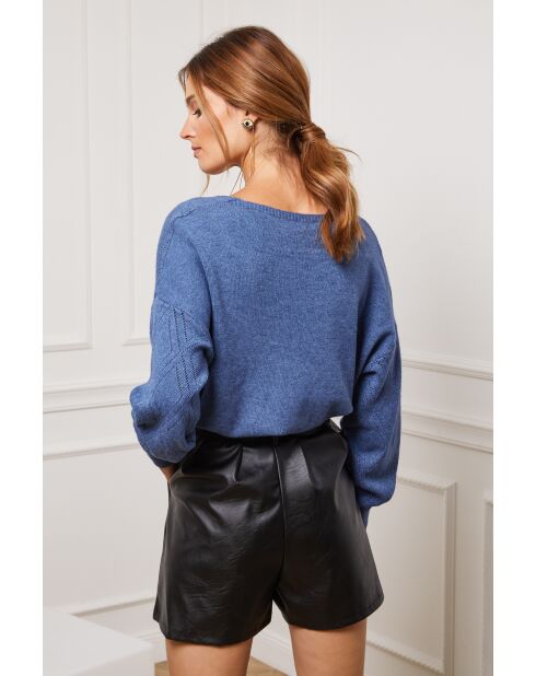 Pull en Cachemire mélangé Chola Indigo