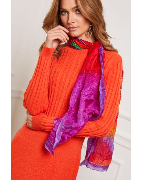 Fanola Orangefarbenes Kleid