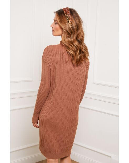 Robe en Cachemire mélangé Doumbia Camel