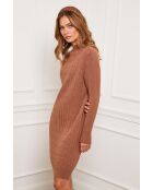 Robe en Cachemire mélangé Doumbia Camel