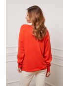 Pull en Cachemire mélangé Chola Orange