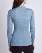 Pull en Laine & Soie Suzie bleu