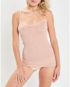 Débardeur bretelles fines rose