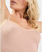 Débardeur bretelles fines rose