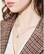 Veste en Laine mélangée Babysham à carreaux beige