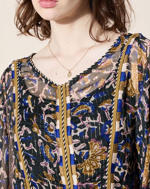 Robe Donablue print mara