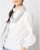 Écharpe Claire gris clair - 180x40 cm