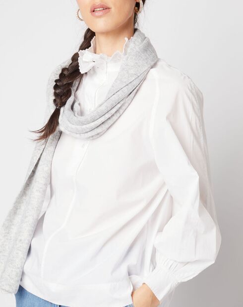 Écharpe Claire gris clair - 180x40 cm