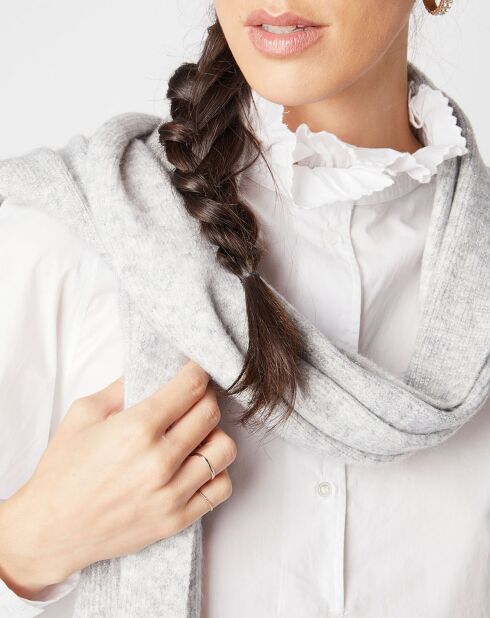 Écharpe Claire gris clair - 180x40 cm