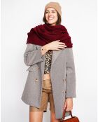 Echarpe Sandy bordeaux