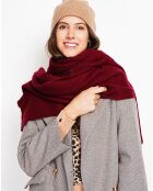Echarpe Sandy bordeaux