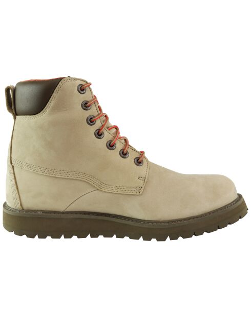 Botas de piel impermeables Richmond Beige