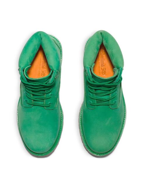 Boots en Cuir premium imperméables Vertes