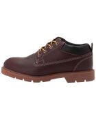Chaussures Basic oxford imperméables en Cuir Marron