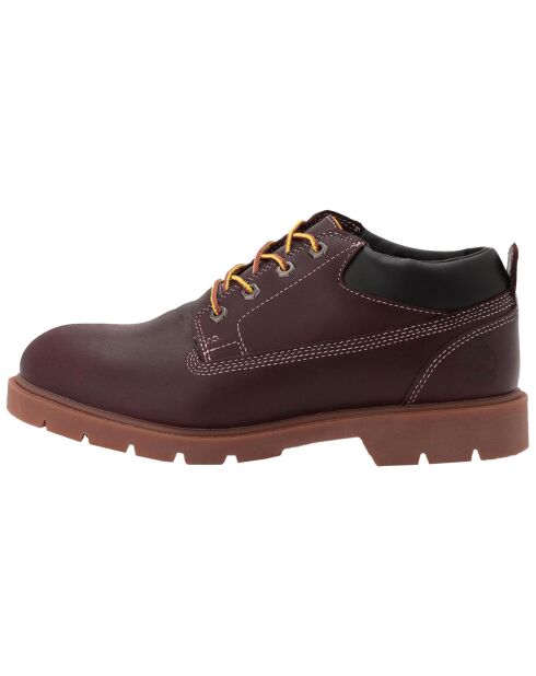 Chaussures Basic oxford imperméables en Cuir Marron