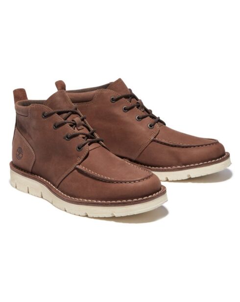 Boots en Cuir à bout mocassin Westmore Marron