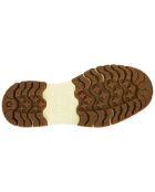 Botas de piel impermeables de color beige