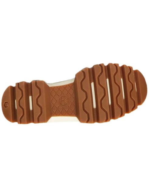 Zapatos náuticos de cuero impermeables Richmond Beige