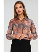 Mehrfarbige Bluse Liora