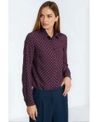 Chemise Nerélya Bordeaux