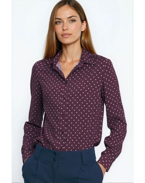 Chemise Nerélya Bordeaux