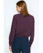 Chemise Nerélya Bordeaux