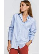 Chemise Cyédrina Rayures bleue