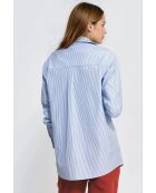 Chemise Cyédrina Rayures bleue