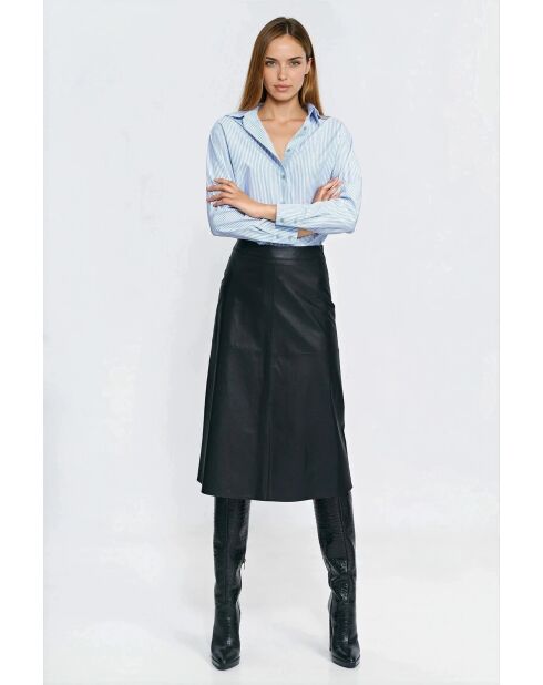 Chemise Cyédrina Rayures bleue