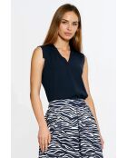 Blouse Isaline Bleu Marine