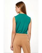 Groene blouse Iselda