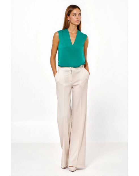 Groene blouse Iselda