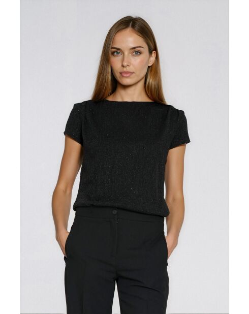 Schwarze Bluse Rhelysia