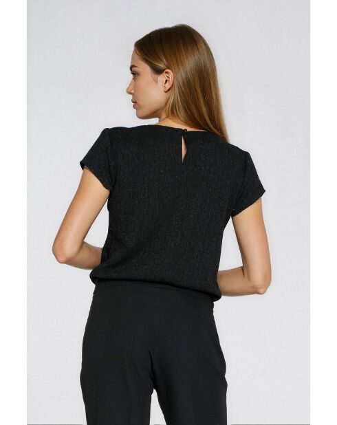 Schwarze Bluse Rhelysia