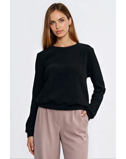 Sweat-shirt Elvoryne Noir