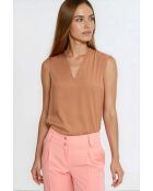 Blouse Isaline Caramel