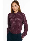 Bluse Selya Bordeaux