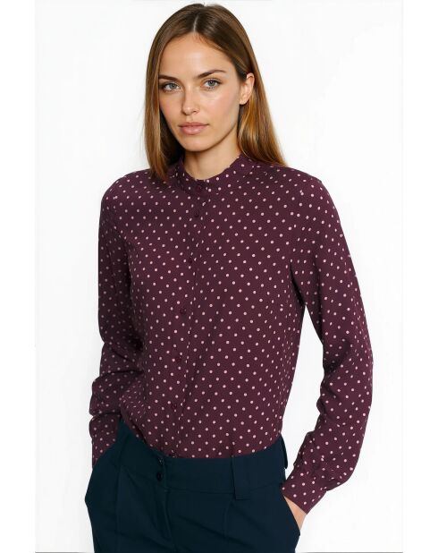 Bluse Selya Bordeaux