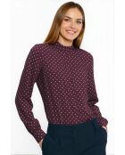 Bluse Selya Bordeaux