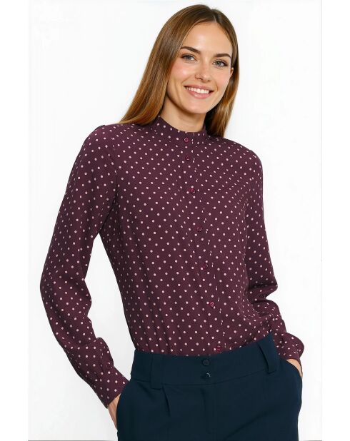 Bluse Selya Bordeaux