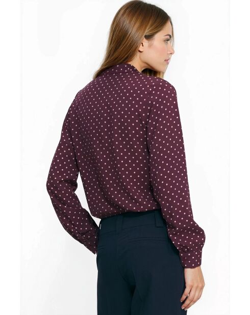 Bluse Selya Bordeaux