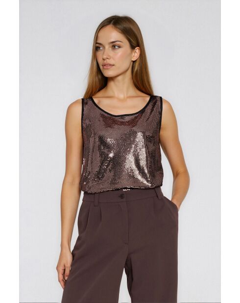 Blouse Naeryss Cuivre