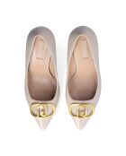 Escarpins Giusy Crème